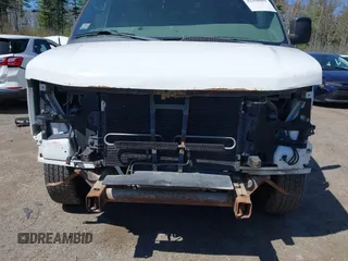 2012 Chevrolet Express Cargo Van with VIN 1GCWGFBA6C1156153, listed as a IAAI auction lot 42168661 with 233,473 mi miles. Bid and sale history available at carsss.com. Image 6.