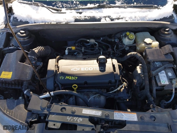 2015 Chevrolet Cruze LS with VIN 1G1PA5SG8F7191999, listed as a IAAI auction lot 41555183 with 103,567 mi miles. Bid and sale history available at carsss.com. Image 10.