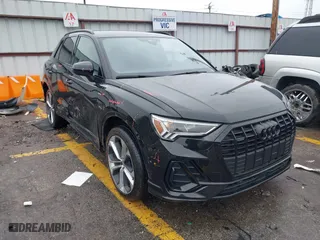 2021 Audi Q3 S line Premium Plus with VIN WA1EECF33M1139513, listed as a IAAI auction lot 41406537 with 28,492 mi miles. Bid and sale history available at carsss.com. Image 1.