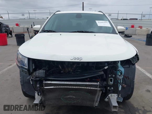 2021 Jeep Compass Latitude with VIN 3C4NJCBB6MT538682, listed as a IAAI auction lot 42442459 with 59,163 mi miles and . Bid and sale history available at DreamBid. Image 6.