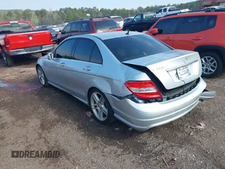 2011 Mercedes-Benz C 300 Sport with VIN WDDGF5EBXBA498974, listed as a IAAI auction lot 41507900 with 202,261 mi miles and . Bid and sale history available at carsss.com. Image 3.
