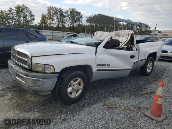 1999 Dodge 1500 with VIN 3B7HC12Y5XG197336, listed as a Copart auction lot 74195964 with 148,635 mi miles and Non Repairable. Bid and sale history available at DreamBid. Image 1.