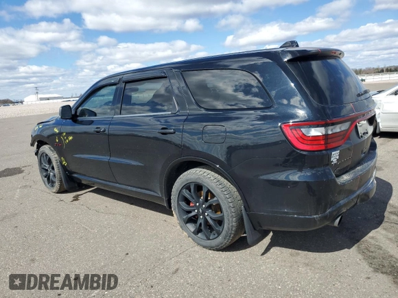2019 Dodge Durango R/T with VIN 1C4SDJCT4KC717625, listed as a Copart auction lot 50811025 with 100,784 mi miles and Salvage title. Bid and sale history available at DreamBid. Image 2.