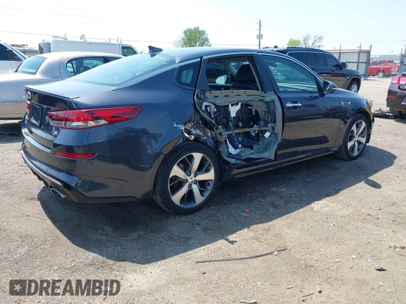 2019 Kia Optima LX with VIN 5XXGT4L34KG317817, listed as a IAAI auction lot 41958347 with 50,504 mi miles. Bid and sale history available at carsss.com. Image 4.