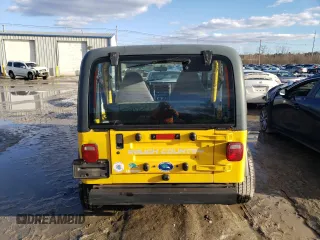 2000 Jeep Wrangler SE with VIN 1J4FA29P4YP791584, listed as a Copart auction lot 46437415 with 157,645 mi miles and Clean Title. Bid and sale history available at carsss.com. Image 6.