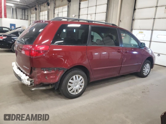 2005 Toyota Sienna CE with VIN 5TDZA23C75S248742, listed as a Copart auction lot 54779615 with 52,865 mi miles and Salvage Title. Bid and sale history available at DreamBid. Image 3.