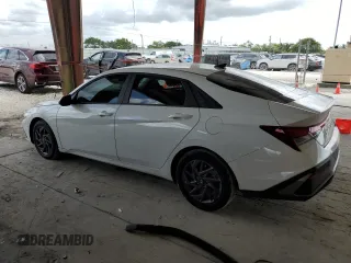 2024 Hyundai Elantra SEL with VIN KMHLM4DG9RU764026, listed as a Copart auction lot 52707325 with 13,660 mi miles and Non Repairable. Bid and sale history available at carsss.com. Image 2.