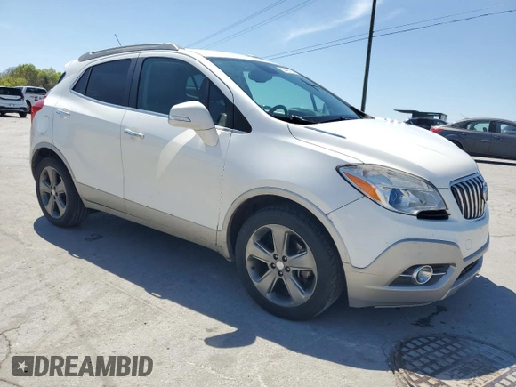 2014 Buick Encore Convenience with VIN KL4CJBSB1EB741719, listed as a Copart auction lot 53499185 with 156,785 mi miles and Salvage Title. Bid and sale history available at carsss.com. Image 4.