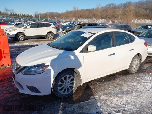 2018 Nissan Sentra SV with VIN 3N1AB7AP8JL627605, listed as a IAAI auction lot 41628858 with 97,248 mi miles. Bid and sale history available at carsss.com. Image 17.