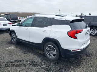 2020 GMC Terrain SLT z VIN 3GKALVEVXLL143417, wystawiony jako IAAI lot #41714662 z przebiegiem 97 634 mil mil oraz . Historia ofert i sprzedaży dostępna na DreamBid. Obrazek 3.