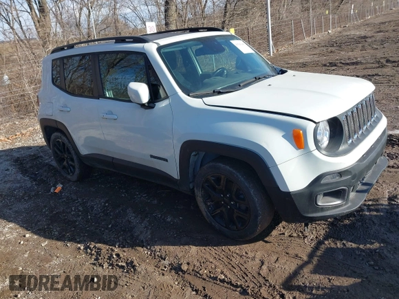 2017 Jeep Renegade Latitude with VIN ZACCJABB5HPG25546, listed as a IAAI auction lot 41541445 with 66,322 mi miles and . Bid and sale history available at DreamBid. Image 1.