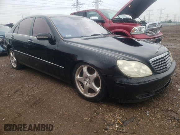 2004 Mercedes-Benz S-Class with VIN WDBNG75J34A416313, listed as a Copart auction lot 60552654 with 0 mi miles and Clean Title. Bid and sale history available at carsss.com. Image 4.