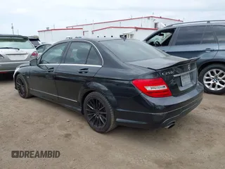 2012 Mercedes-Benz C-Class C 250 Sport with VIN WDDGF4HB6CA605476, listed as a IAAI auction lot 41974235 with 216,209 mi miles. Bid and sale history available at carsss.com. Image 3.