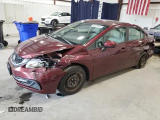 2015 Honda Civic LX z VIN 2HGFB2F50FH505934, wystawiony jako Copart lot #56029315 z przebiegiem 66 355 mil mil oraz Szkoda całkowita • Salvage title. Historia ofert i sprzedaży dostępna na DreamBid. Obrazek 1.