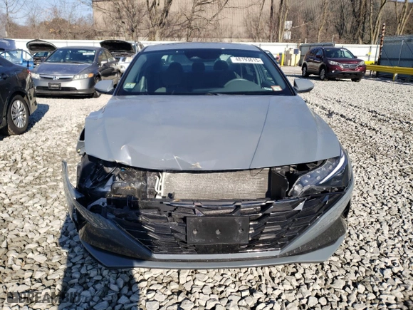 2021 Hyundai Elantra SEL with VIN KMHLN4AG7MU164230, listed as a Copart auction lot 48193615 with 63,797 mi miles and Salvage Title. Bid and sale history available at carsss.com. Image 5.