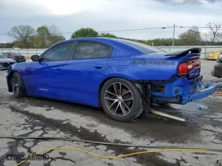 2013 Dodge Charger RT Plus with VIN 2C3CDXCT4DH683603, listed as a Copart auction lot 52602345 with 96,322 mi miles and Salvage Title. Bid and sale history available at carsss.com. Image 2.