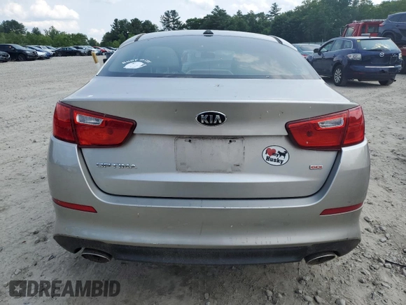 2015 Kia Optima LX with VIN KNAGM4A7XF5583532, listed as a Copart auction lot 60408125 with 108,622 mi miles and Clean title. Bid and sale history available at DreamBid. Image 6.