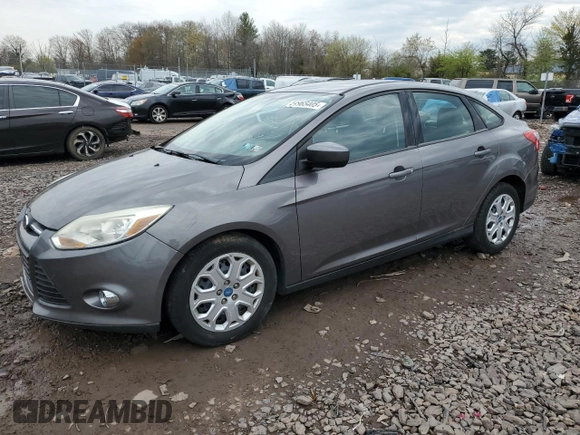 2012 Ford Focus SE with VIN 1FAHP3F25CL168038, listed as a Copart auction lot 51965405 with 80,843 mi miles and Salvage Title. Bid and sale history available at DreamBid. Image 1.