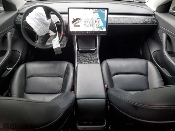 2020 Tesla Model 3 Standard Range Plus with VIN 5YJ3E1EA0LF739266, listed as a Copart auction lot 46327055 with 41,726 mi miles and Salvage Title. Bid and sale history available at carsss.com. Image 8.
