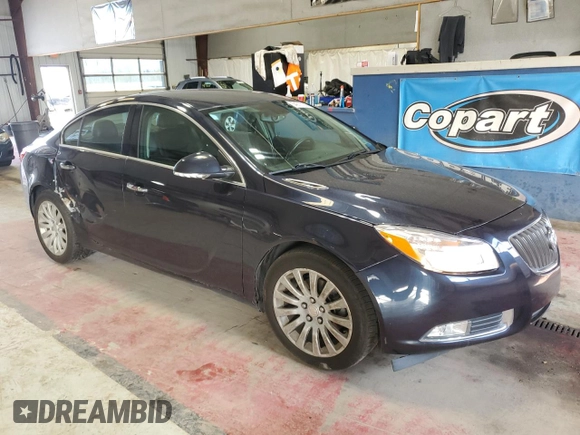 2013 Buick Regal Turbo Premium 1 with VIN 2G4GS5EVXD9137268, listed as a Copart auction lot 54311135 with 106,517 mi miles and Salvage title. Bid and sale history available at DreamBid. Image 4.