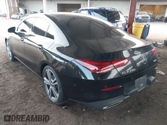 2020 Mercedes-Benz CLA 250 with VIN W1K5J4HB9LN092495, listed as a IAAI auction lot 42381587 with 59,860 mi miles and . Bid and sale history available at DreamBid. Image 3.
