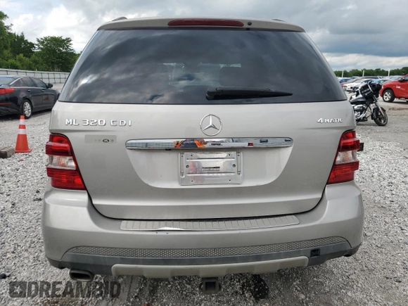 2008 Mercedes-Benz M 320 CDI with VIN 4JGBB22E28A372254, listed as a Copart auction lot 58625865 with 205,329 mi miles and Salvage title. Bid and sale history available at DreamBid. Image 6.