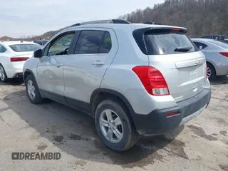 2015 Chevrolet Trax LT with VIN KL7CJRSB2FB171503, listed as a IAAI auction lot 41935289 with 115,880 mi miles and . Bid and sale history available at carsss.com. Image 3.