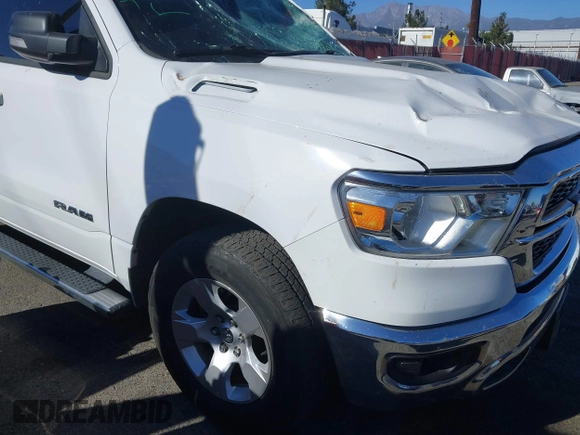 2022 Ram 1500 Big Horn with VIN 1C6RREFM6NN431903, listed as a IAAI auction lot 41377794 with 48,477 mi miles and . Bid and sale history available at DreamBid. Image 17.