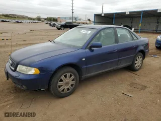 2001 Audi A4 with VIN WAUDC68D51A054972, listed as a Copart auction lot 53693395 with 149,842 mi miles and Clean Title. Bid and sale history available at carsss.com. Image 1.