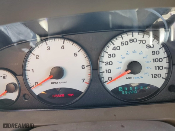 2001 Dodge Stratus with VIN 1B3EJ46X61N538108, listed as a Copart auction lot 53499645 with 68,220 mi miles and Salvage Title. Bid and sale history available at carsss.com. Image 9.