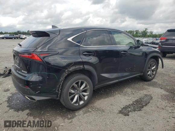 2019 Lexus NX 300 with VIN JTJYARBZ9K2145039, listed as a Copart auction lot 55788715 with 66,599 mi miles and Salvage title. Bid and sale history available at DreamBid. Image 3.