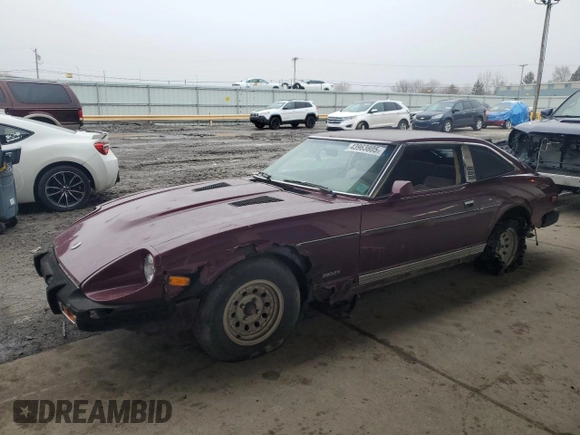 1981 Datsun 280ZX 2+2 z VIN JN1HZ06S3BX408927, wystawiony jako Copart lot #43963805 z przebiegiem 169 783 mil mil oraz Tytuł czysty. Historia ofert i sprzedaży dostępna na DreamBid. Obrazek 1.