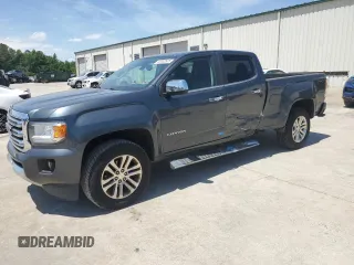2015 GMC Canyon 4WD SLT z VIN 1GTG6CE30F1182562, wystawiony jako Copart lot #55382605 z przebiegiem 97 183 mil mil oraz Szkoda całkowita • Salvage title. Historia ofert i sprzedaży dostępna na DreamBid. Obrazek 1.