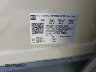 2022 GMC Terrain AT4 z VIN 3GKALYEV6NL251134, wystawiony jako Copart lot #70628514 z przebiegiem 34 262 mil mil oraz Szkoda całkowita • Salvage title. Historia ofert i sprzedaży dostępna na DreamBid. Obrazek 12.