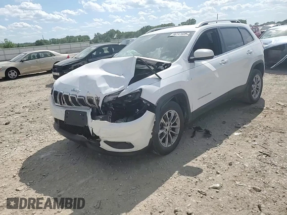 2019 Jeep Cherokee Latitude Plus with VIN 1C4PJLLN5KD196209, listed as a Copart auction lot 56747685 with Not provided miles and Salvage title. Bid and sale history available at DreamBid. Image 14.
