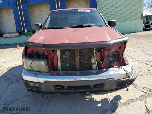 2005 Chevrolet Colorado 1SF LS Z71 with VIN 1GCDT136258179830, listed as a Copart auction lot 52709835 with 206,029 mi miles and Salvage Title. Bid and sale history available at carsss.com. Image 5.