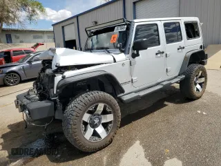 2012 Jeep Wrangler Unlimited Altitude with VIN 1C4HJWEG8CL163653, listed as a Copart auction lot 55279045 with 107,076 mi miles and Salvage title. Bid and sale history available at DreamBid. Image 1.