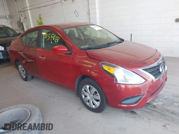 2015 Nissan Versa SV with VIN 3N1CN7AP6FL914786, listed as a IAAI auction lot 42155858 with 99,633 mi miles. Bid and sale history available at carsss.com. Image 1.