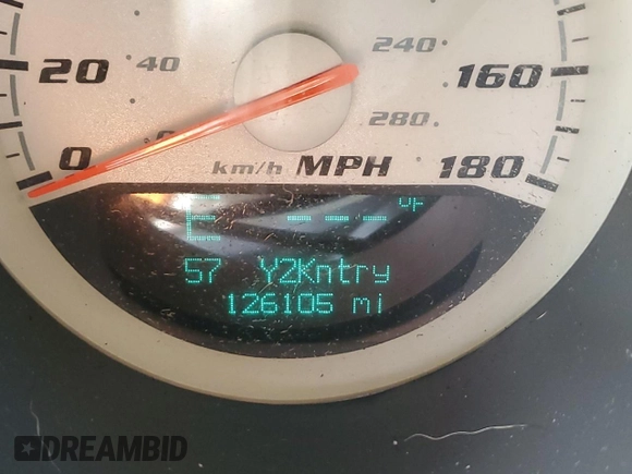 2006 Dodge Charger SRT-8 with VIN 2B3KA73W66H283699, listed as a Copart auction lot 44060975 with 126,105 mi miles and Salvage Title. Bid and sale history available at DreamBid. Image 9.