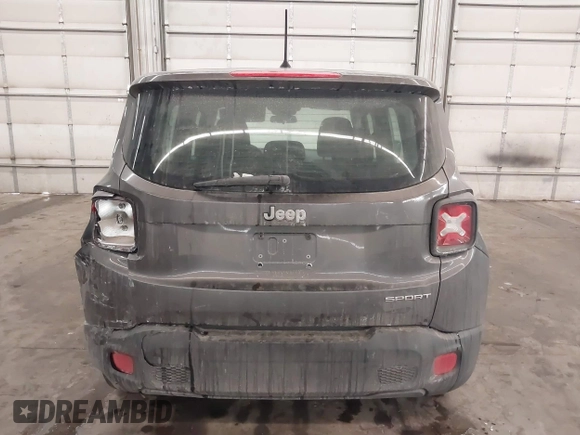2016 Jeep Renegade Sport with VIN ZACCJAAT0GPE02338, listed as a IAAI auction lot 41621653 with 224,752 mi miles and . Bid and sale history available at DreamBid. Image 17.