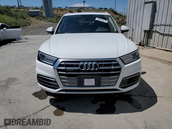 2018 Audi Q5 Premium with VIN WA1ANAFY2J2227182, listed as a Copart auction lot 60544075 with 33,851 mi miles and Salvage title. Bid and sale history available at DreamBid. Image 5.