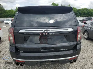 2023 Chevrolet Tahoe Premier with VIN 1GNSKSKD8PR279533, listed as a Copart auction lot 58755045 with 25,233 mi miles and Salvage title. Bid and sale history available at DreamBid. Image 6.