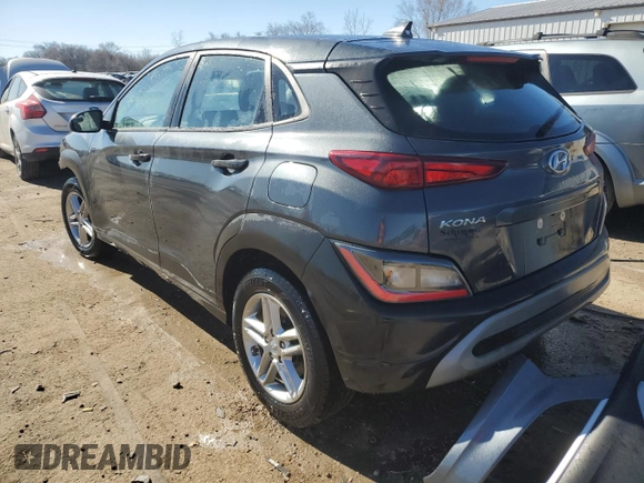 2022 Hyundai Kona SE with VIN KM8K2CAB7NU804098, listed as a Copart auction lot 46596695 with 94,553 mi miles and Salvage Title. Bid and sale history available at carsss.com. Image 2.