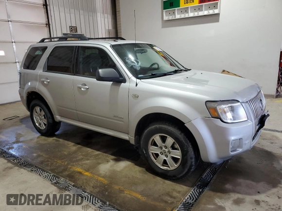 2008 Mercury Mariner with VIN 4M2CU81Z18KJ45619, listed as a Copart auction lot 52230575 with 255,957 mi miles and Salvage title. Bid and sale history available at DreamBid. Image 4.