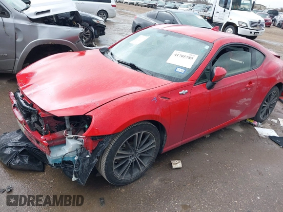 2016 Scion FR-S with VIN JF1ZNAA17G8705322, listed as a IAAI auction lot 41705785 with 94,139 mi miles. Bid and sale history available at carsss.com. Image 2.
