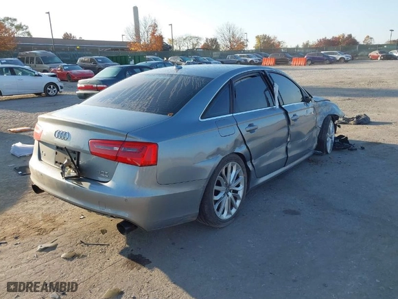 2012 Audi A6 3.0T Prestige with VIN WAUHGAFC7CN040232, listed as a IAAI auction lot 40731665 with 1 mi miles. Bid and sale history available at carsss.com. Image 4.