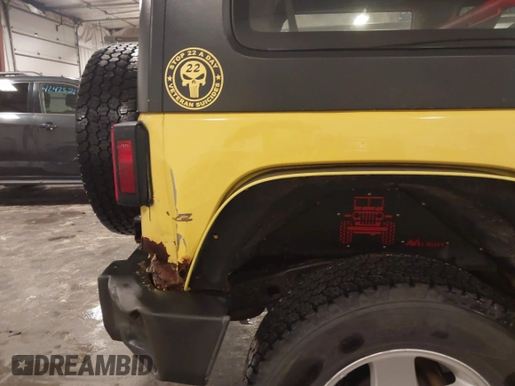 2008 Jeep Wrangler X with VIN 1J8FA24108L597093, listed as a IAAI auction lot 42401363 with 215,424 mi miles and . Bid and sale history available at DreamBid. Image 6.