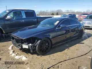 2017 Mercedes-Benz CLS with VIN WDDLJ9BB5HA195165, listed as a Copart auction lot 44381195 with 42,686 mi miles and Salvage Title. Bid and sale history available at carsss.com. Image 1.