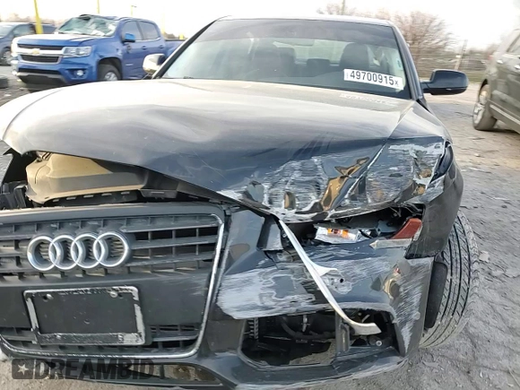 2012 Audi A4 2.0T Premium with VIN WAUBFAFL3CA115377, listed as a Copart auction lot 49700915 with 0 mi miles and Clean Title. Bid and sale history available at carsss.com. Image 11.