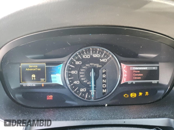 2011 Ford Edge SEL with VIN 2FMDK3JC1BBB38925, listed as a Copart auction lot 46193535 with 101,641 mi miles and Salvage Title. Bid and sale history available at carsss.com. Image 9.